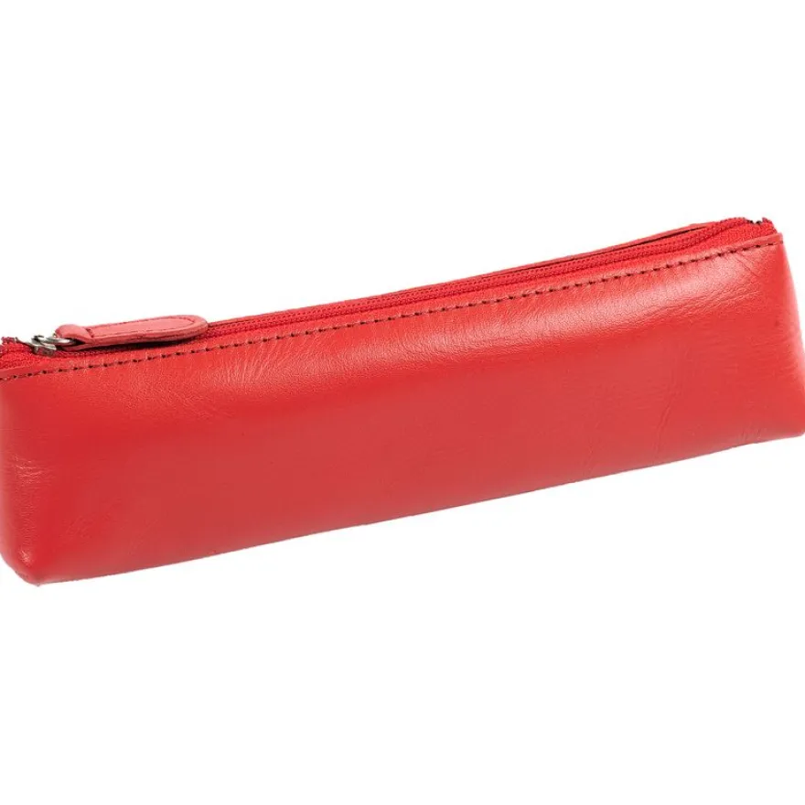 Quo Vadis - Trousse - Trapèze - Satiny - 18x3,5x5 cm - Cuir pleine fleur de vachette - 1 compartiment(s)