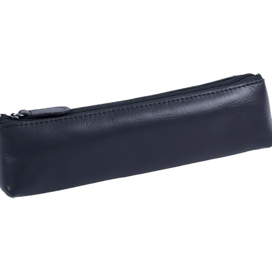 Quo Vadis - Trousse - Trapèze - Satiny - 18x3,5x5 cm - Cuir pleine fleur de vachette - 1 compartiment(s)