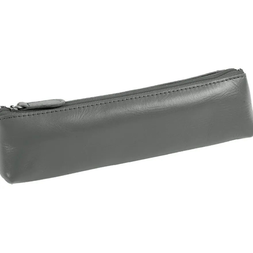 Quo Vadis - Trousse - Trapèze - Satiny - 18x3,5x5 cm - Cuir pleine fleur de vachette - 1 compartiment(s)