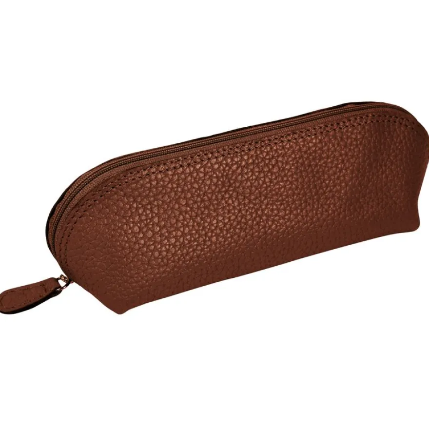 Quo Vadis - Trousse - Triangle - Goya - 21x6,5x6,5 cm - Cuir pleine fleur de vachette - 1 compartiment(s)