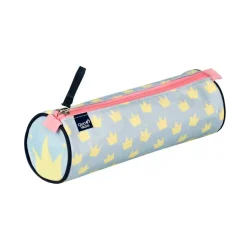 Quo Vadis - Trousse scolaire - Ronde - Louise & Arthur - 23x8x8 cm - Toile (polyester) - 1 compartiment(s)