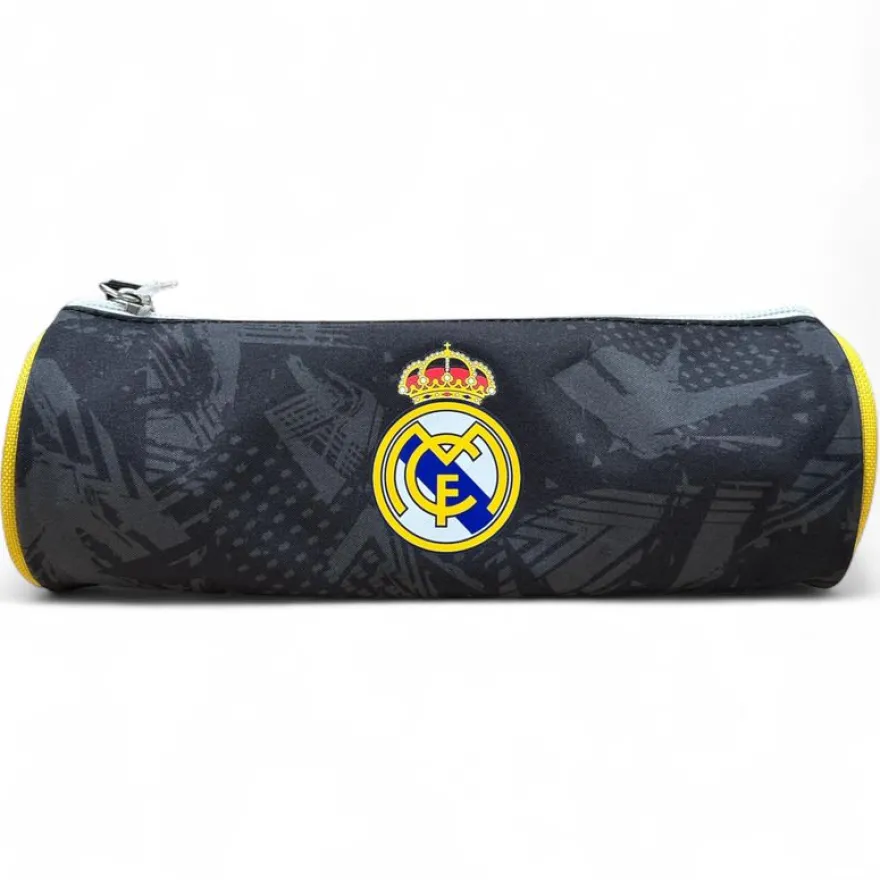 Quo Vadis - Trousse scolaire - Ronde - Real Madrid - 23x8x8 cm - Toile (polyester) - 1 compartiment(s)