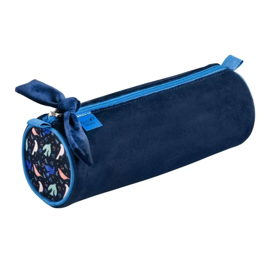 Quo Vadis - Trousse scolaire - Ronde - Sora - 23x8x8 cm - Toile (polyester) - 1 compartiment(s)