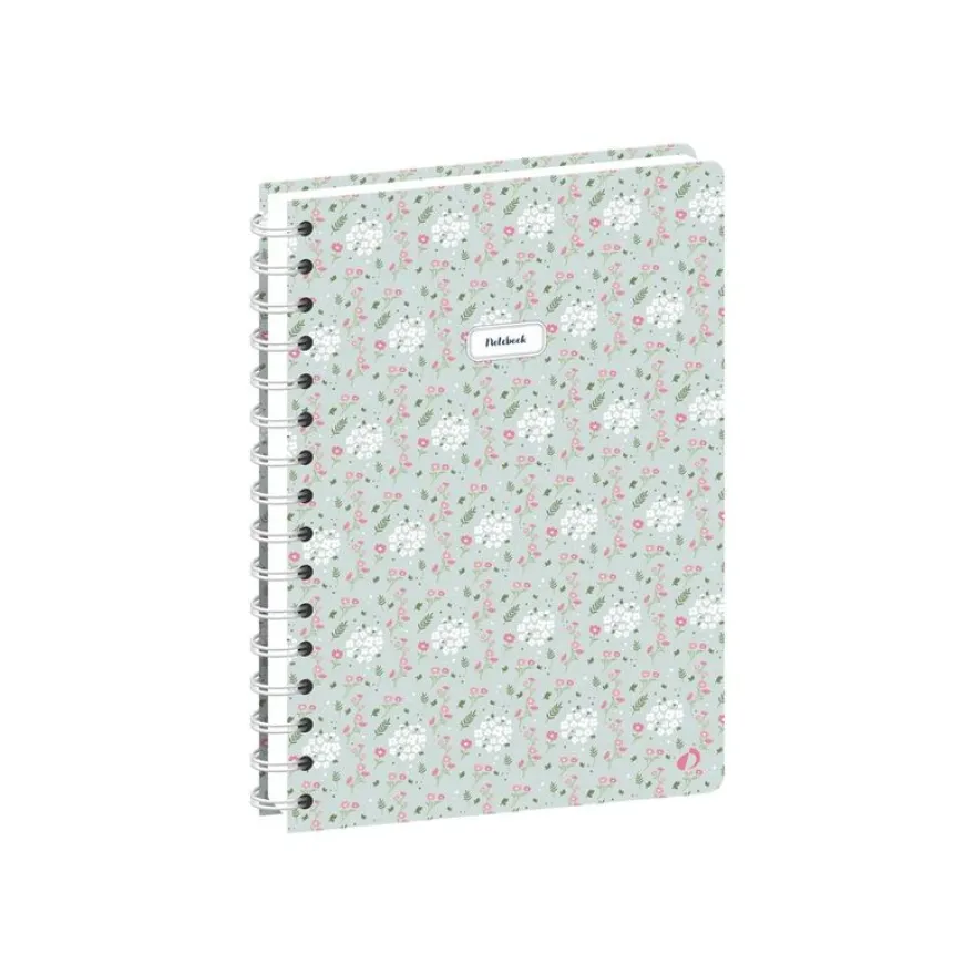 Quo Vadis Daisy - Carnet de notes ligné/pointillés - 15 x 21 cm - 192 pages - vert céladon