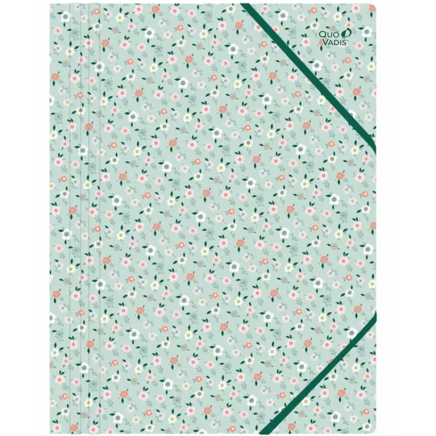 Quo Vadis Daisy - Chemise à élastique poétique rose - 24 x 32 cm