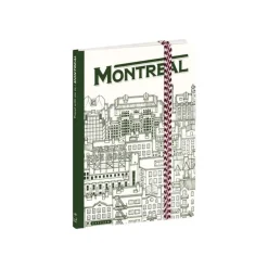 Quo Vadis Doctor Paper - Carnet de notes à élastique 10 x 15 cm - ligné - Montréal