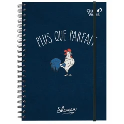 Quo Vadis Shaman - Carnet de notes à élastiques A5