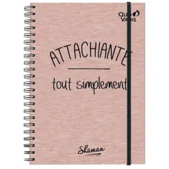 Quo Vadis Shaman - Carnet de notes à élastiques A5