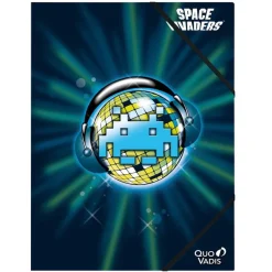 Quo Vadis Space Invaders - Chemise à rabats - A4