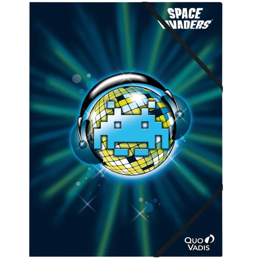 Quo Vadis Space Invaders - Chemise à rabats - A4