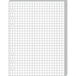 Quo Vadis Timer 17 - Recharge pour organiseur - 10 x 17 cm - bloc-notes blanc