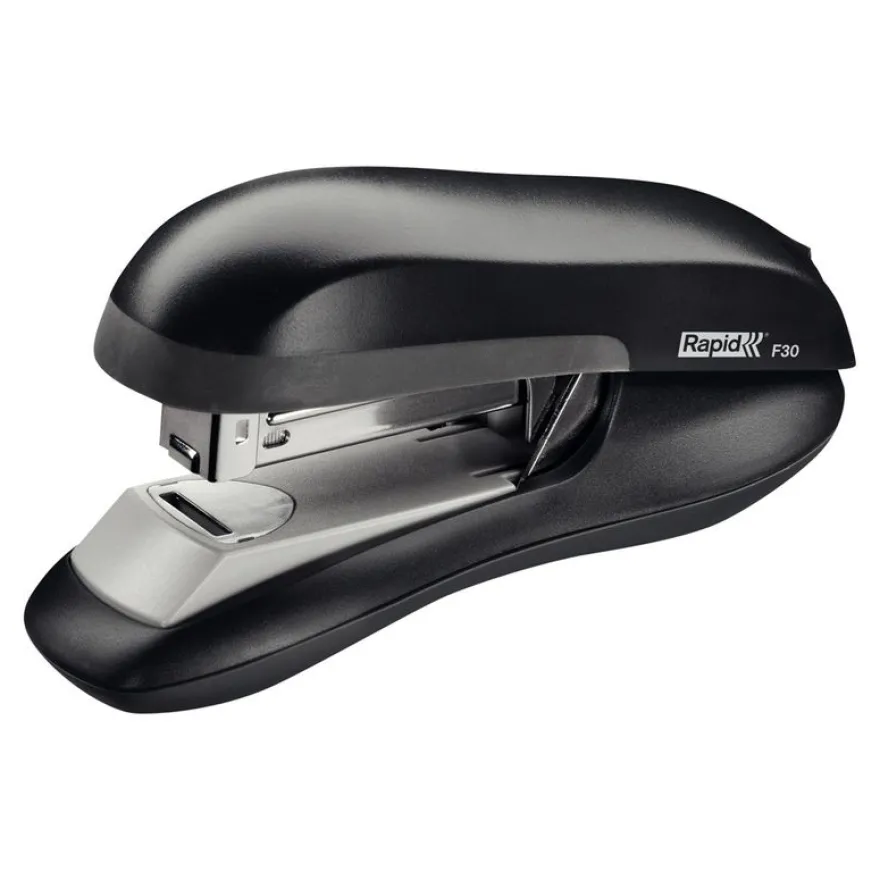 Rapid - Agrafeuse de bureau noir - Fashion F30 Blister - capacité de 30 feuilles - agrafes 24/6 ou 26/6