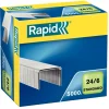 Rapid - Boîte de 5000 Agrafes 24/6 - jusqu'à 20 feuilles - acier galvanisé