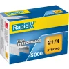 Rapid - Boîte de 5000 Agrafes Strong 21/4 - jusqu'à 15 feuilles - acier galvanisé