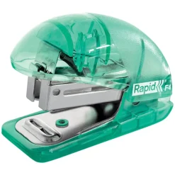 Rapid - Mini Agrafeuse Colour'Breeze - capacité 10 feuilles - agrafes 24/6 ou 26/6 - Vert