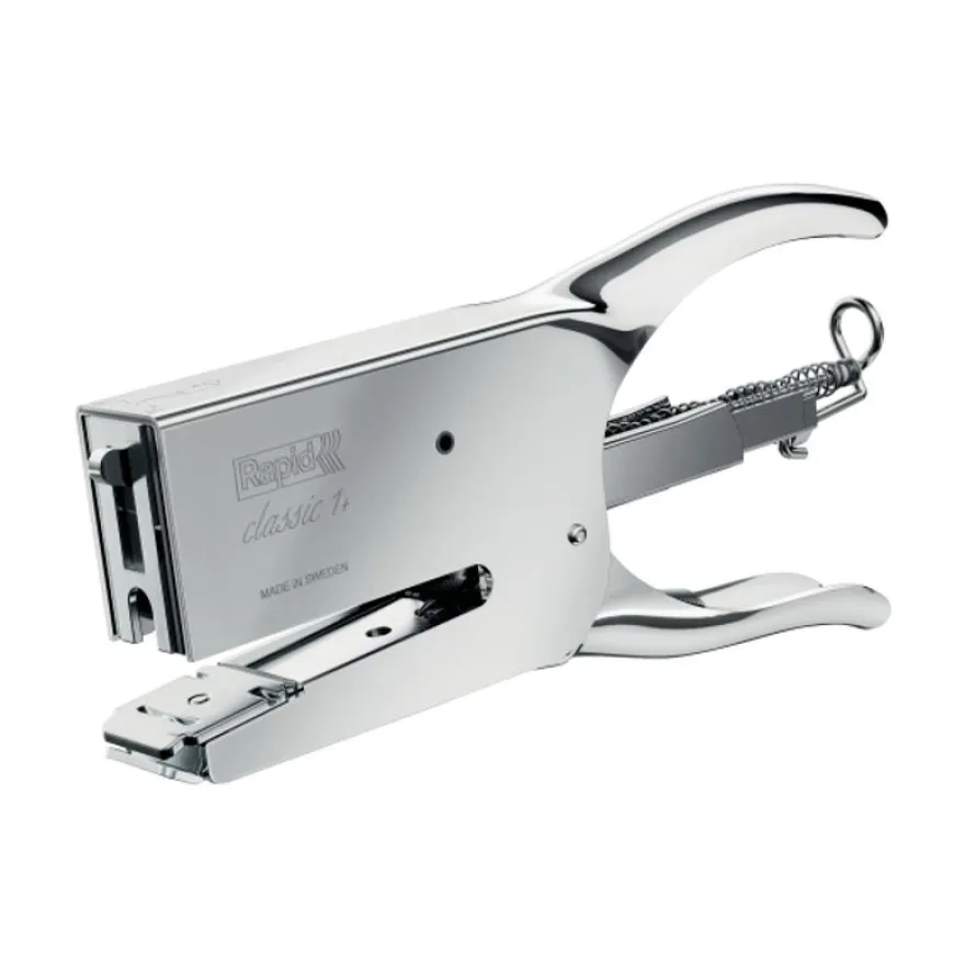 Rapid - Pince Agrafeuse Classic K1+ chromée - capacité de 50 feuilles - agrafes 26/6 ou 26/8+