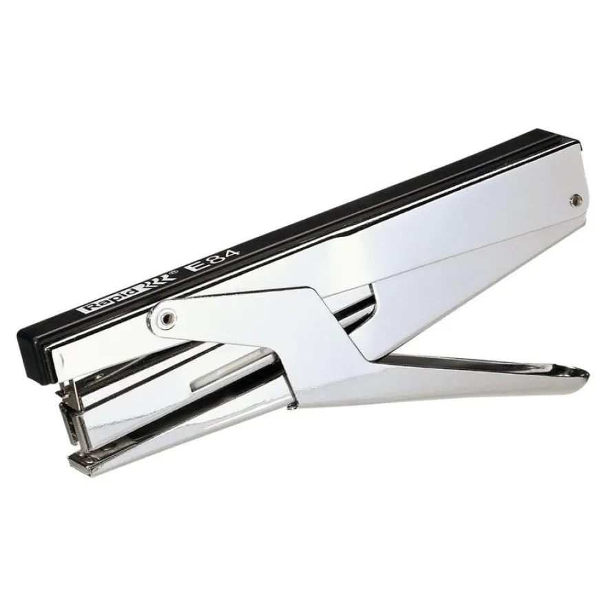 Rapid - Pince Agrafeuse Economy E84 argent - capacité de 15 feuilles - agrafes Bébé et 8/4