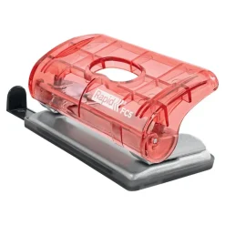 Rapid Colour'Breeze - Mini perforateur 2 trous - pour 10 feuilles - corail