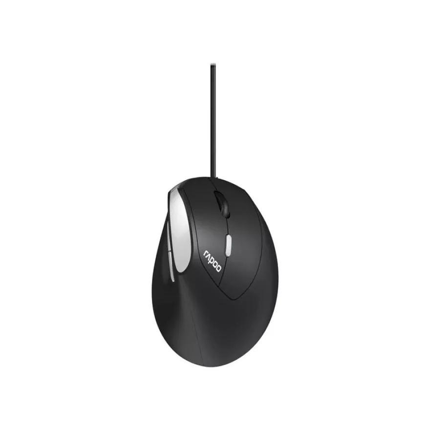 Rapoo EV200 - Souris filaire verticale - ergonomique - noir