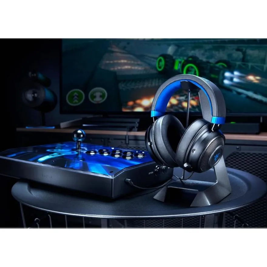 Razer Kraken - Casque gamer filaire avec micro - noir et bleu