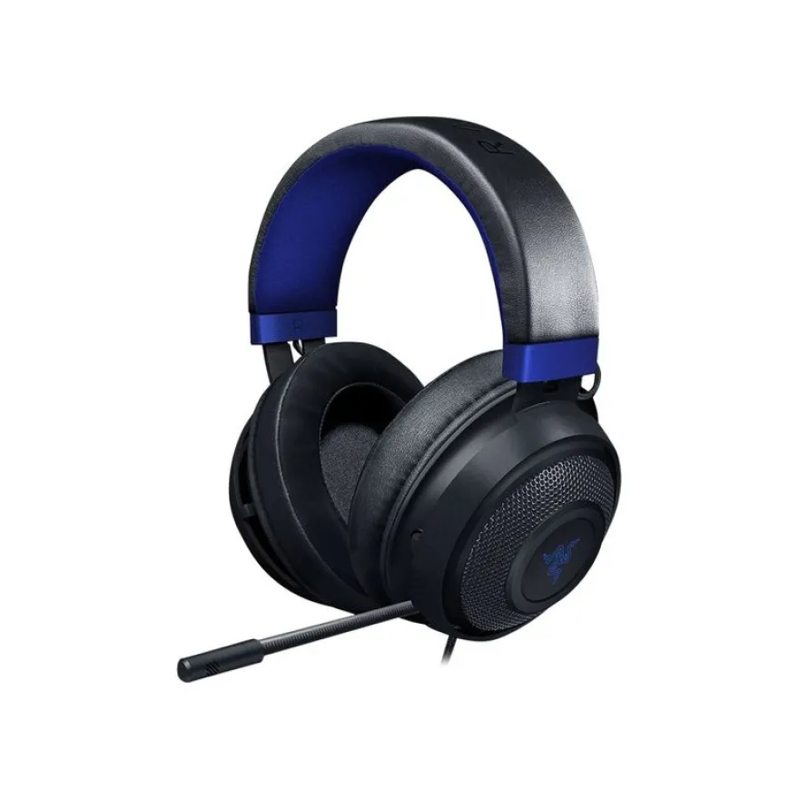 Razer Kraken - Casque gamer filaire avec micro - noir et bleu