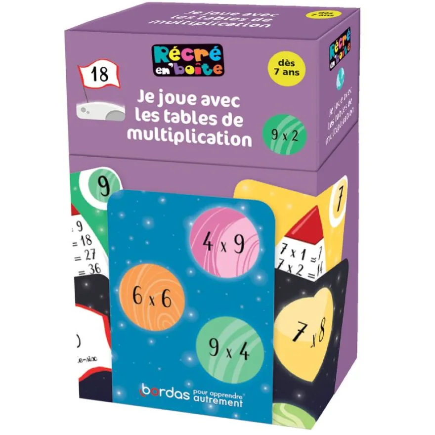 Récré en boîte - Je joue avec les tables de multiplications
