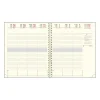 Recharge pour agenda SAD 22S 16 mois - 1 semaine sur 2 pages - 18,5 x 22,5 cm - Exacompta