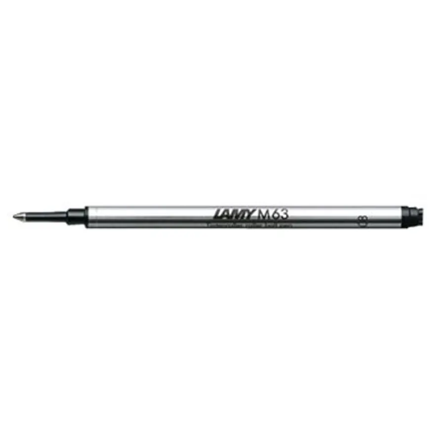Recharge rollerball LAMY M63 – Encre noire - épaisseur moyenne - compatible avec les stylos LAMY 2000, Accent, AL-star, CP 1, Logo, Lx, Safari, Scala et Studio