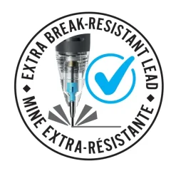 Recharges pour porte-mine BIC Break Resistant avec une mine imprégnée de nano-diamants - 12 tubes de 6 mines