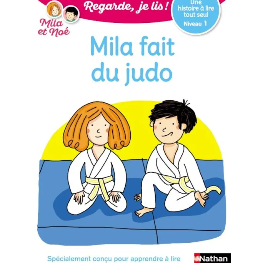 Regarde, je lis ! Mila fait du judo - Niveau 1 - Une histoire à lire tout seul