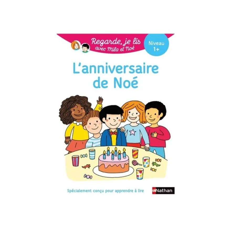 Regarde je lis ! une histoire a lire tout seul - l'anniversaire de Noe niv 1+
