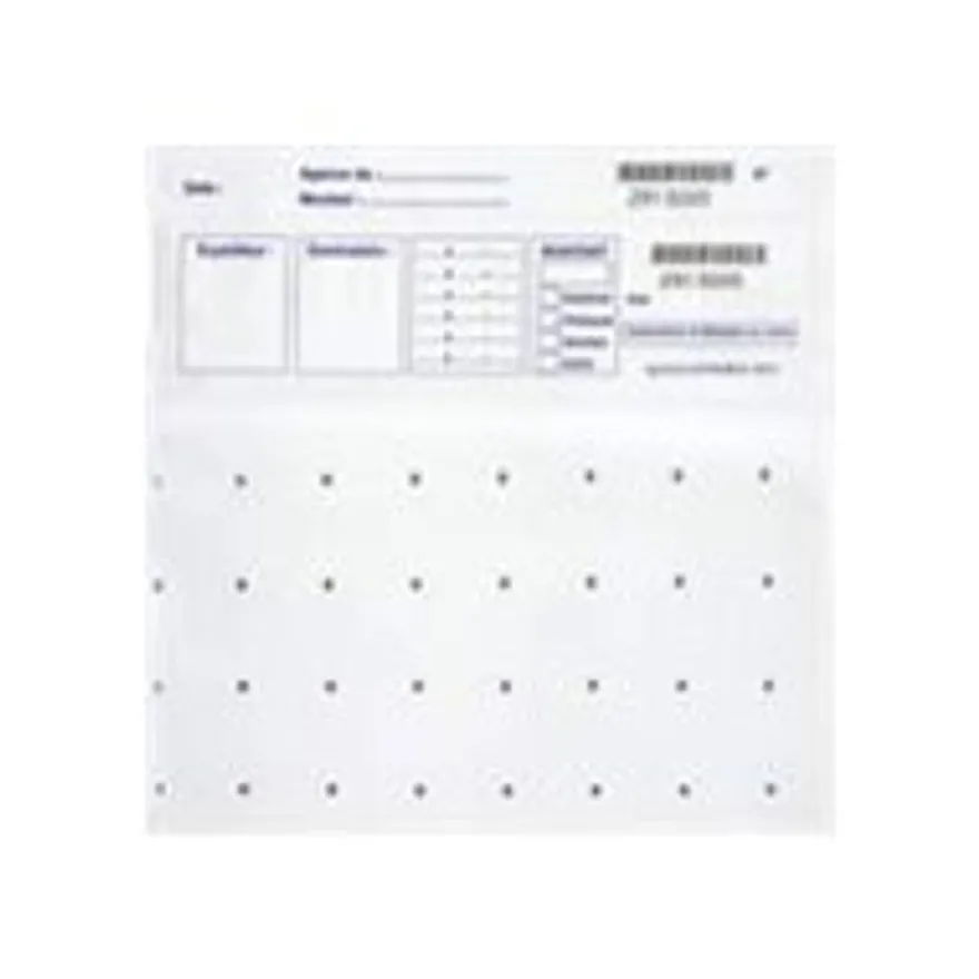 Reskal - 100 Pochettes sécurisées pour billets - 28 x 25 cm - blanches