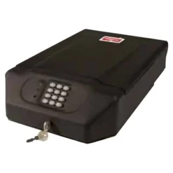 Reskal - Coffre-fort de Voyage 9L - Boîtier de sécurité à clé ou à code - acier noir