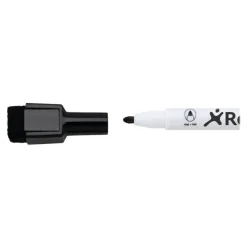 Rexel Joy - Pack de 6 marqueurs noirs pour tableau blanc - pointe fine