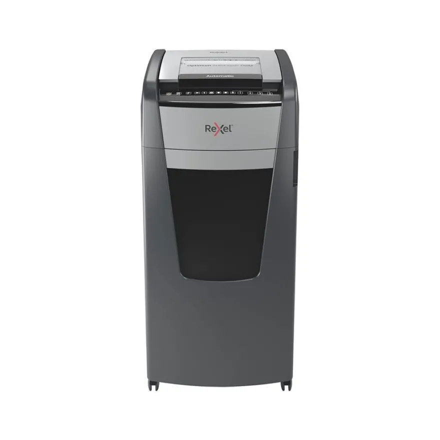 Rexel Optimum Auto+ 750M - destructeur de documents coupe croisée microparticules - 750 feuilles - Corbeille 140 litres