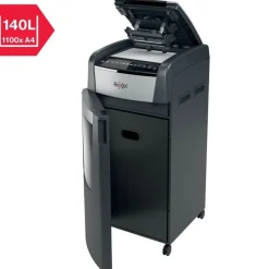 Rexel Optimum Auto+ 750X - destructeur de documents coupe croisée - 750 feuilles - Corbeille 140 litres