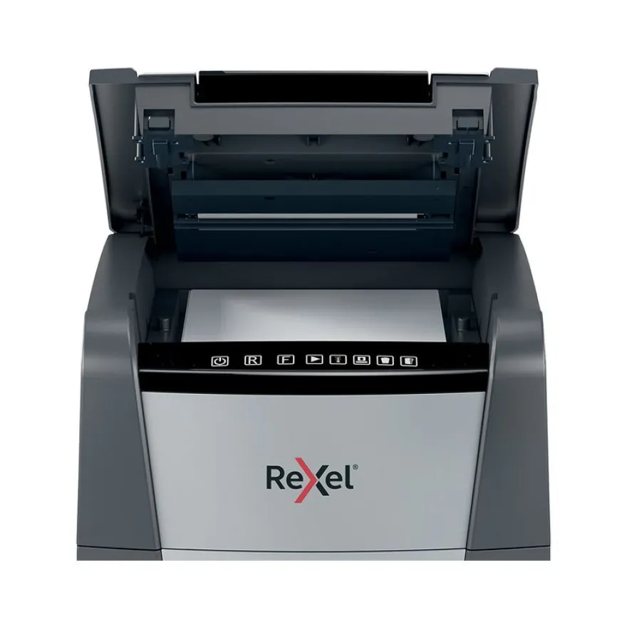 Rexel Optimum Auto+ 100X - destructeur de documents coupe croisée - 100 feuilles - Corbeille 34 litres