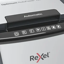 Rexel Optimum Auto+ 150X - destructeur de documents coupe croisée - 150 feuilles - Corbeille 44 litres
