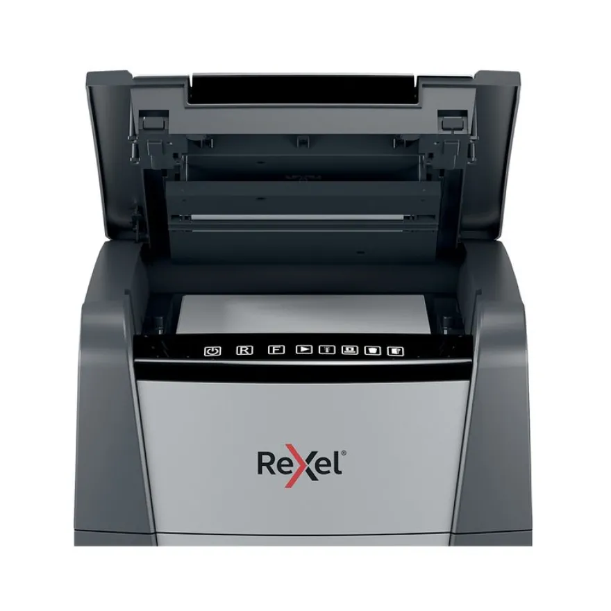 Rexel Optimum Auto+ 150X - destructeur de documents coupe croisée - 150 feuilles - Corbeille 44 litres