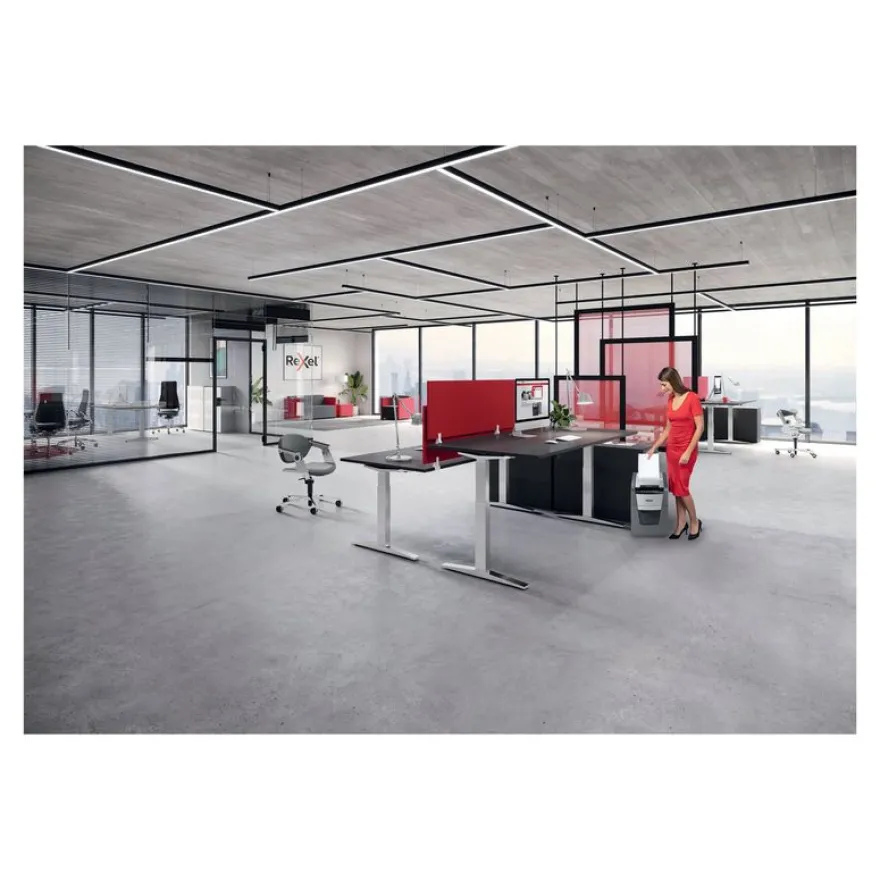 Rexel Optimum AutoFeed+ 90X - Destructeur de documents - coupe croisée - 4 x 28 mm - P-4