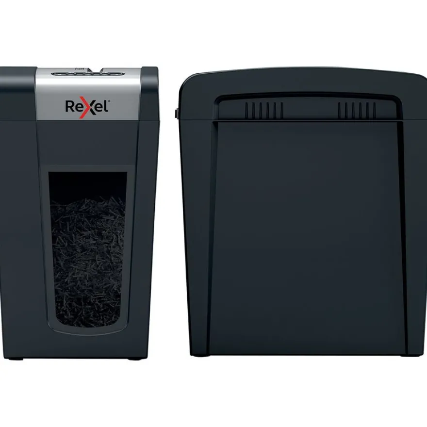 Rexel Secure MC6-SL - destructeur de documents coupe croisée microparticules - 6 feuilles - Corbeille 18 litres