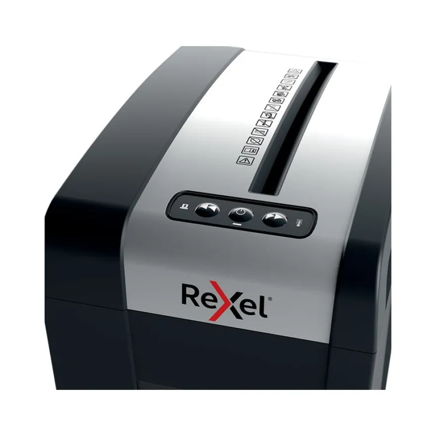 Rexel Secure MC6-SL - destructeur de documents coupe croisée microparticules - 6 feuilles - Corbeille 18 litres