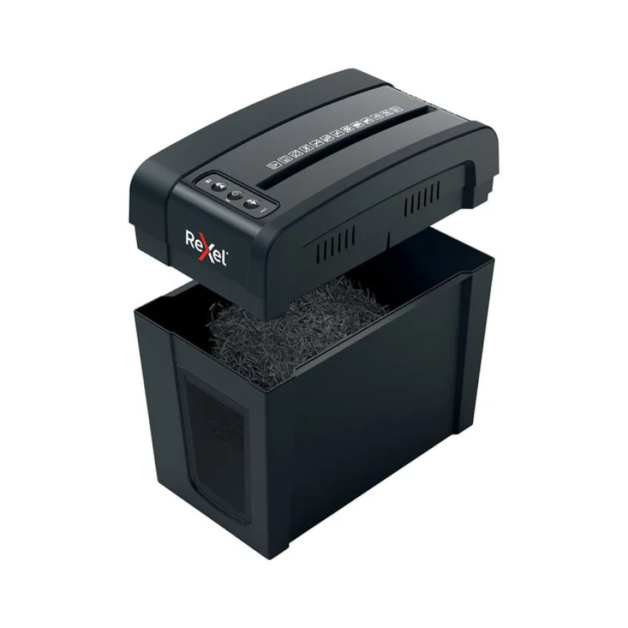 Rexel Secure X6-SL - destructeur de documents coupe croisée - 6 feuilles - Corbeille 10 litres