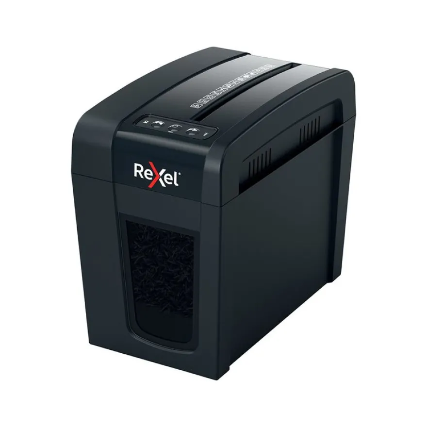 Rexel Secure X6-SL - destructeur de documents coupe croisée - 6 feuilles - Corbeille 10 litres