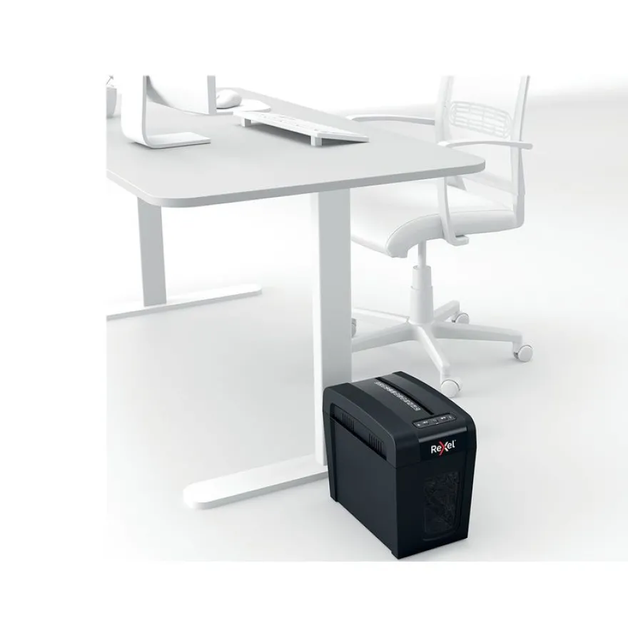 Rexel Secure X6-SL - destructeur de documents coupe croisée - 6 feuilles - Corbeille 10 litres