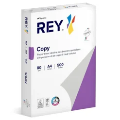 Rey Copy - Papier blanc - A4 (210 x 297 mm) - 80 g/m² - 2500 feuilles (carton de 5 ramettes)