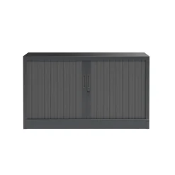 Réhausse pour armoire à rideaux metalliques - L120 x H43 x P43cm - corps anthracite/rideau anthracite