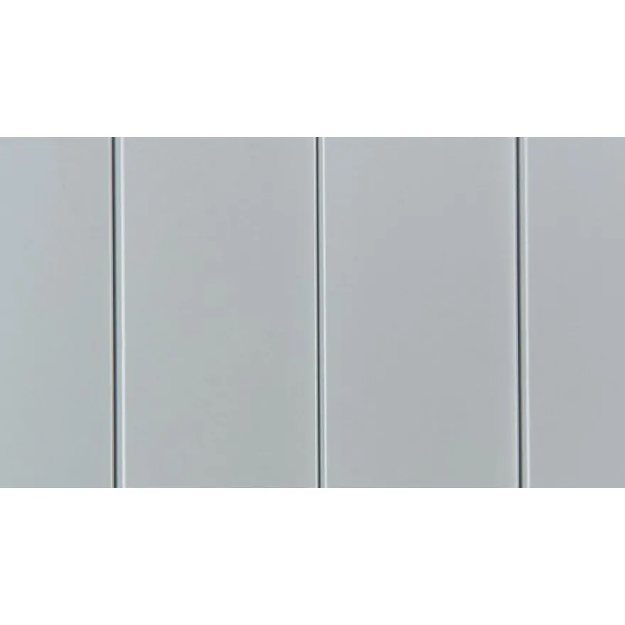 Réhausse pour armoire à rideaux metalliques - L120 x H43 x P43cm - corps gris clair/rideau gris clair