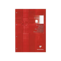Rhodia - Bloc de cours - A4 - 200 pages - ligné - perforé