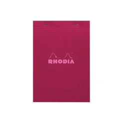 RHODIA - Bloc note - A5 (148 x 210 mm) - 80 feuilles / 160 pages - petits carreaux - couvertures aux couleurs assorties